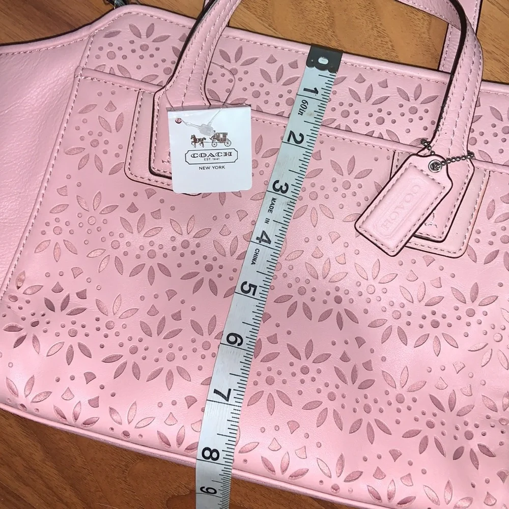NWT Coach Taylor Eyelet Mini Tote with Crossbody Strap